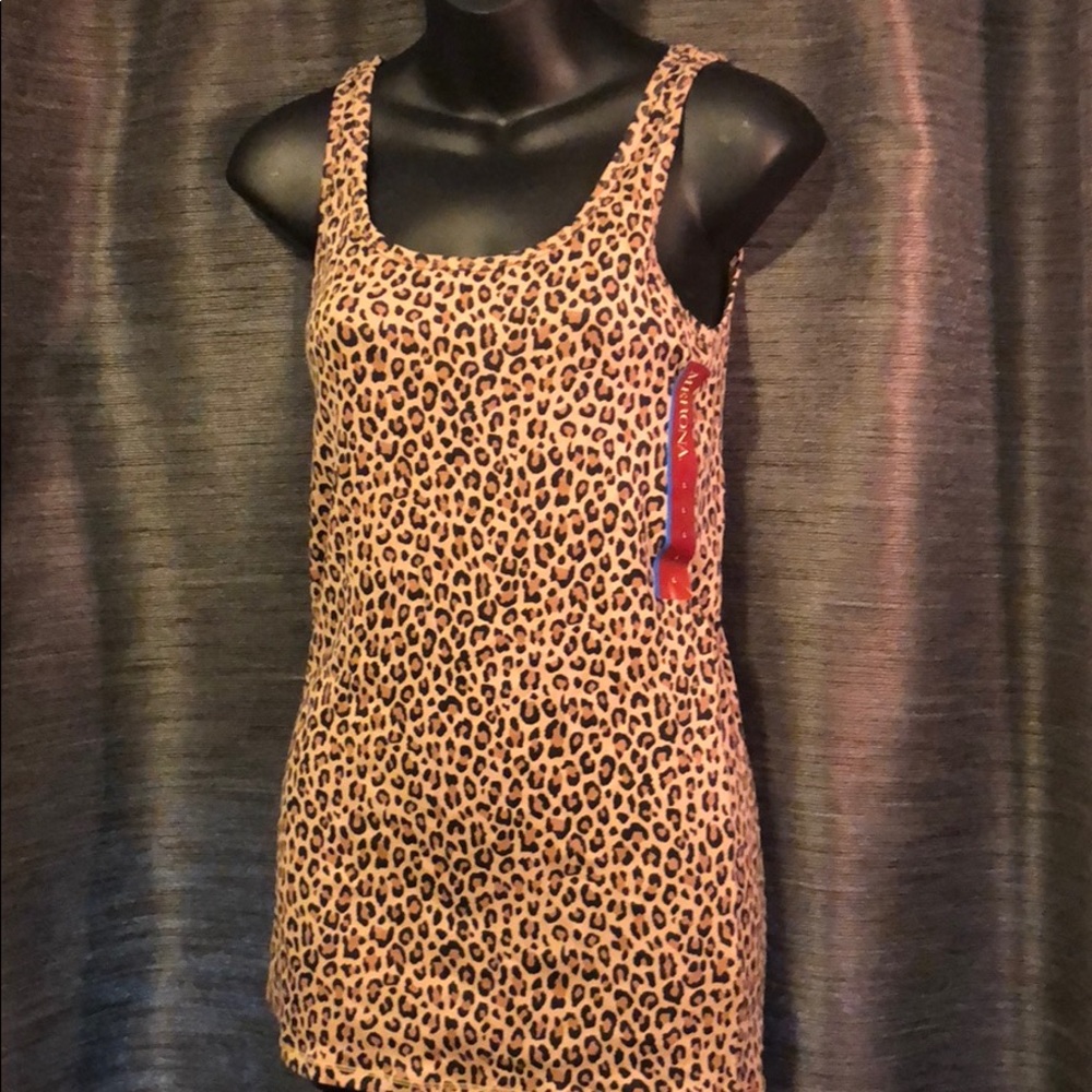 NWT Merona leopard print layering tank!